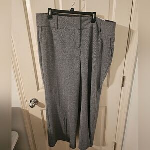 Lane Bryant NWT Allie Collection High Rise Wode Leg Pants Size 20